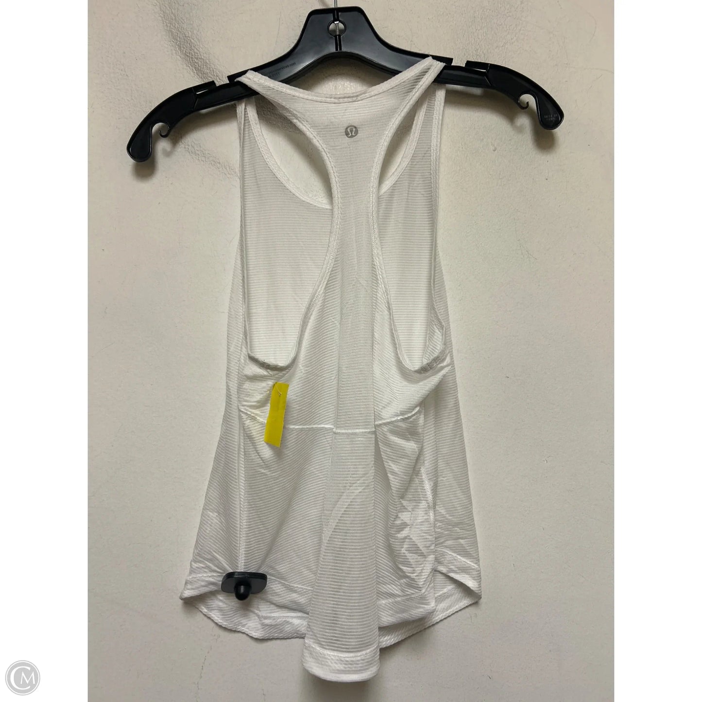Athletic Tank Top By Lululemon In White, Size: Xs