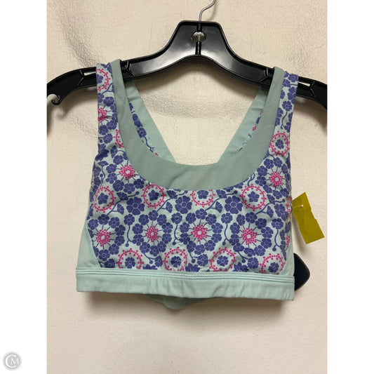 Athletic Bra By Lululemon In Floral Print, Size: Xs