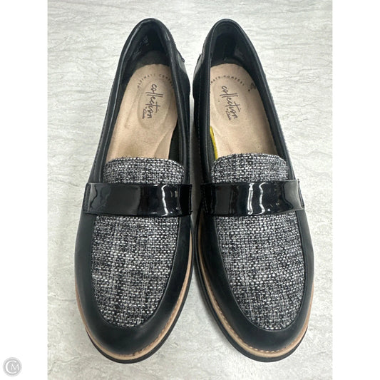 Shoes Flats By Clarks In Black, Size: 8.5