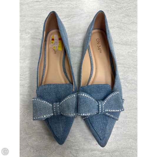 Shoes Flats By On 34th In Blue, Size: 7