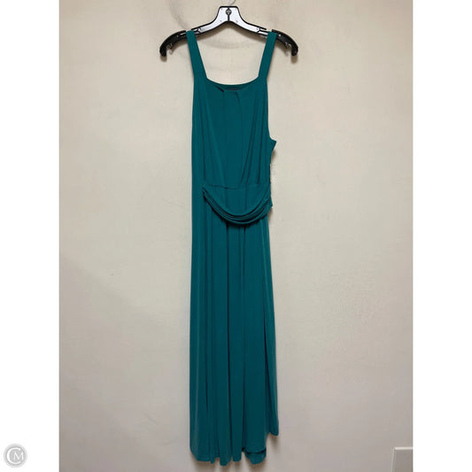 Dress Casual Maxi By Maeve In Teal, Size: L