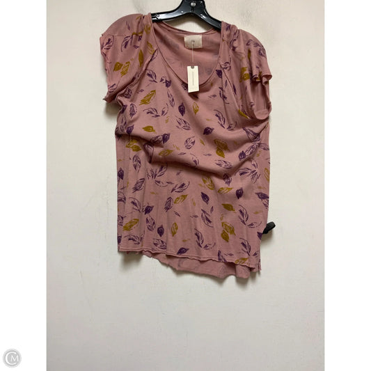 Top Short Sleeve By T.la In Mauve, Size: S