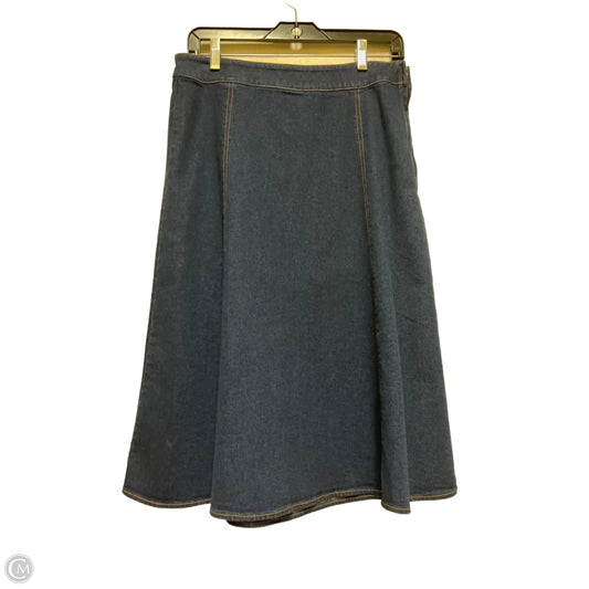 Skirt Maxi By Draper James In Blue Denim, Size: 8