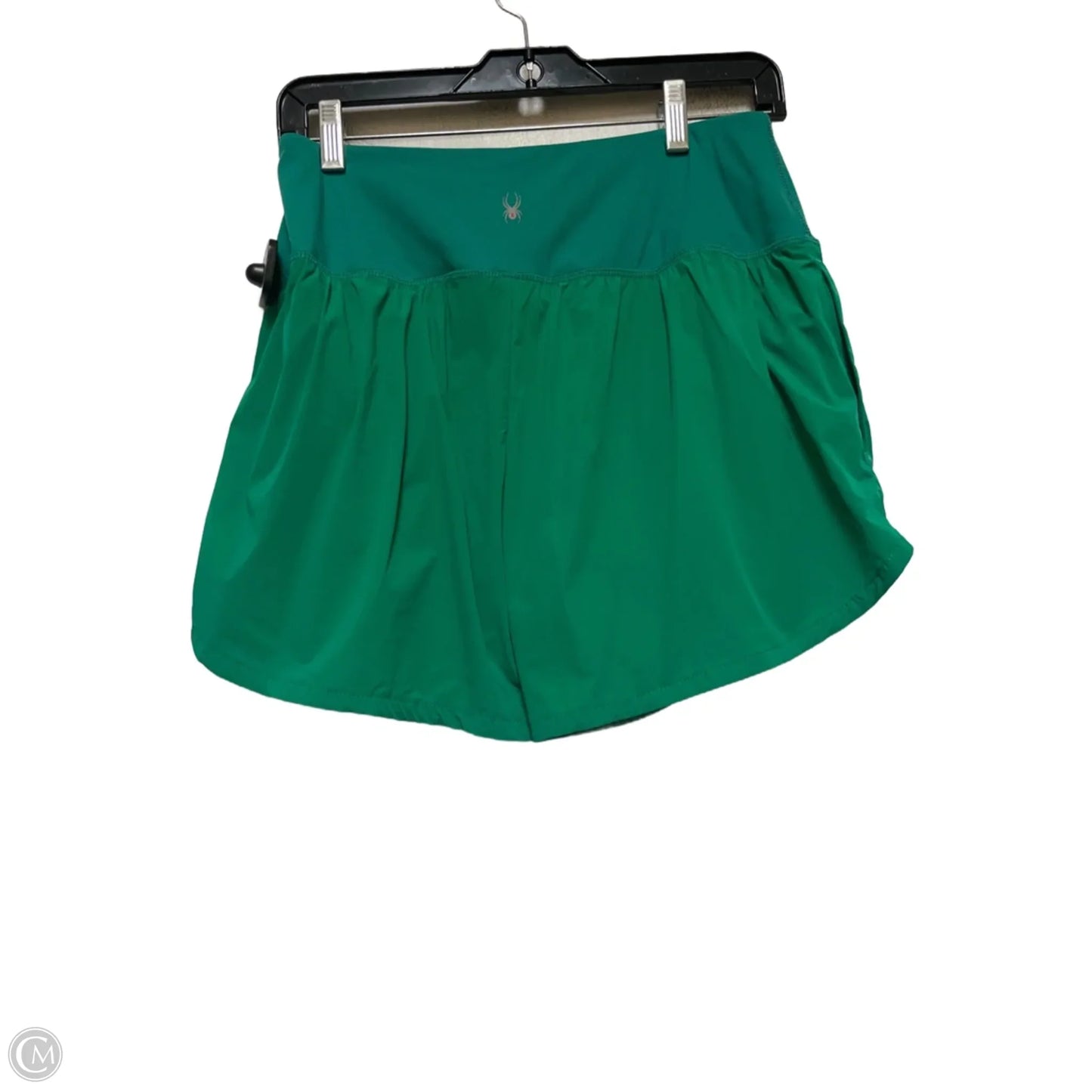 Athletic Shorts By Spyder In Green, Size: M