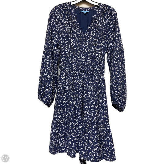 Dress Casual Short By Draper James In Blue & White, Size: M