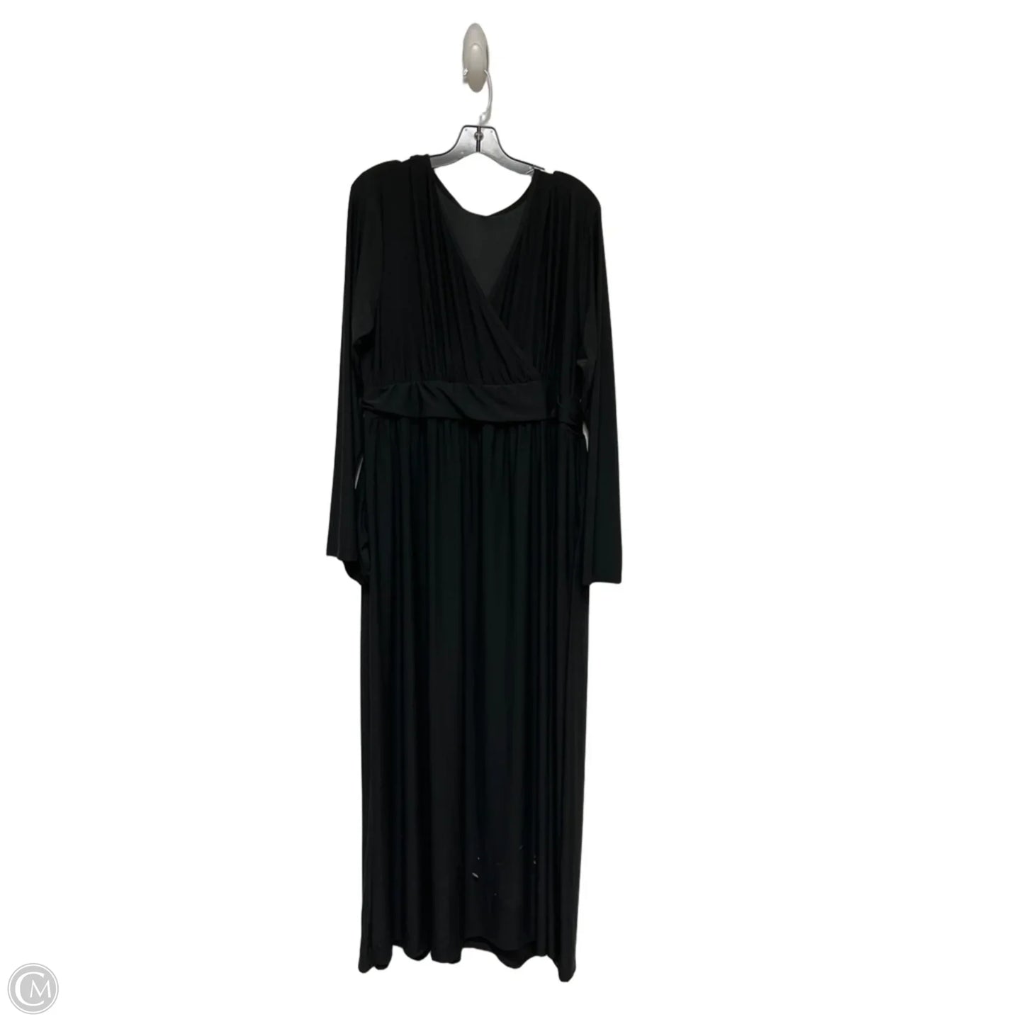 Dress Casual Maxi By Clothes Mentor In Black, Size: 2x
