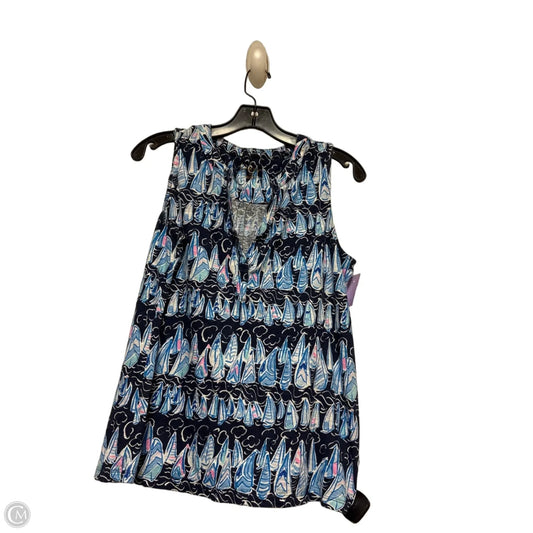 Top Sleeveless Designer By Lilly Pulitzer In Multi-colored, Size: M