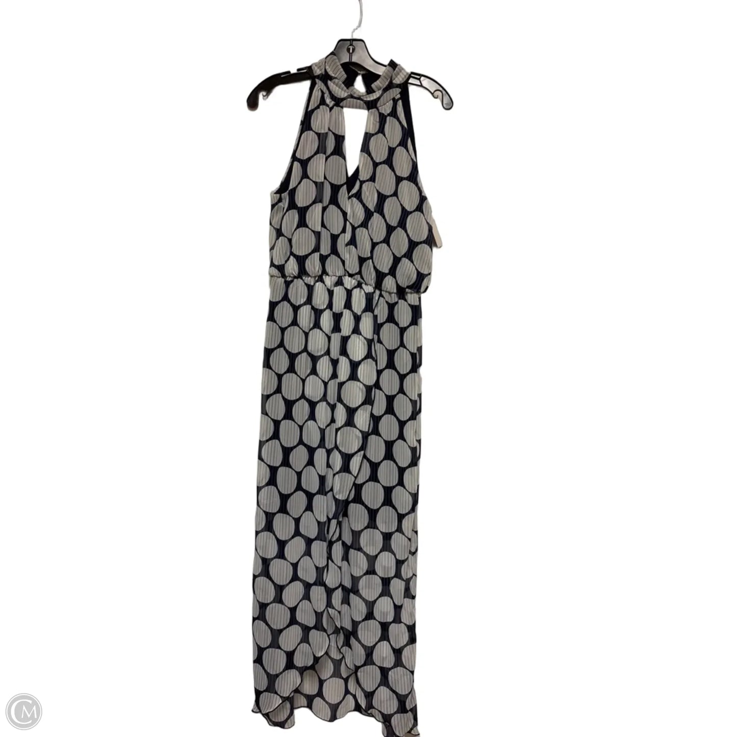 Dress Casual Maxi By En Focus In Blue & White, Size: M