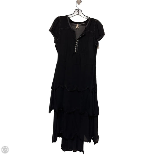 Dress Casual Maxi By Maeve In Black, Size: S