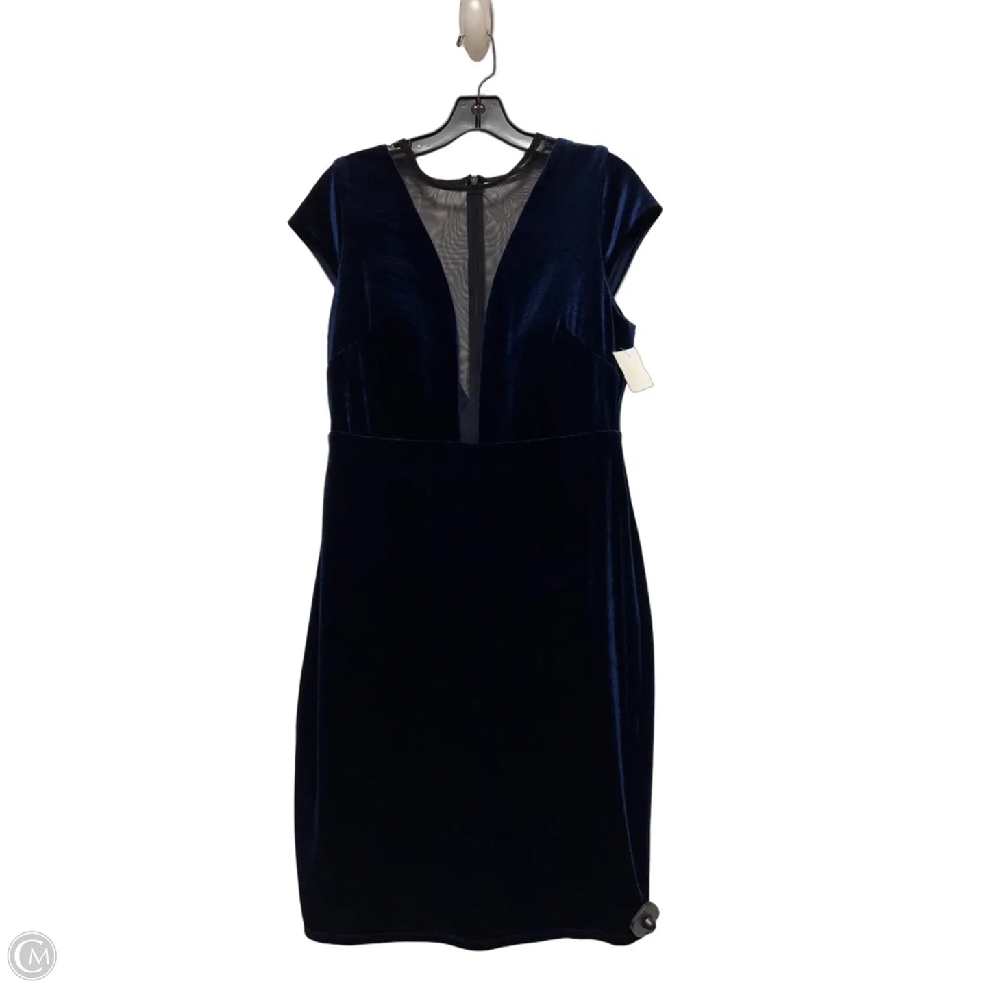 Dress Casual Midi By Marina In Blue, Size: M