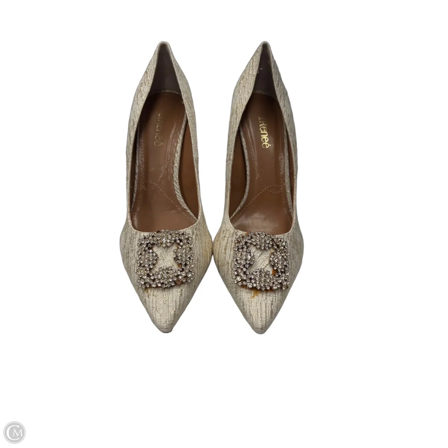 Shoes Heels Stiletto By Life Stride In Gold, Size: 11
