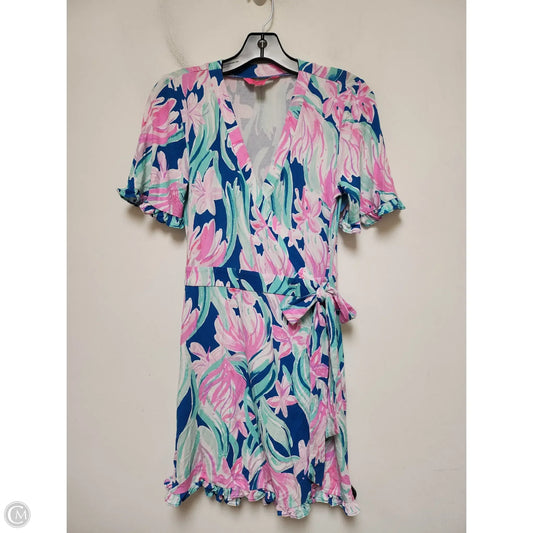 Romper Designer By Lilly Pulitzer In Floral Print, Size: S