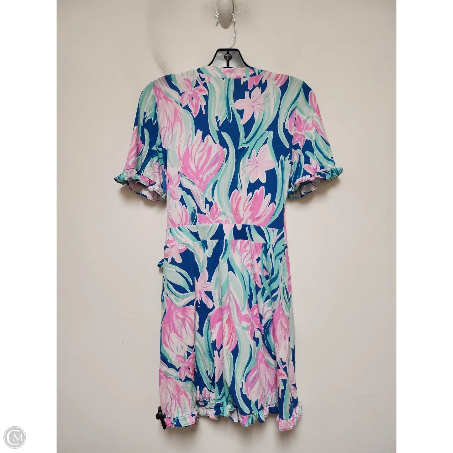 Romper Designer By Lilly Pulitzer In Floral Print, Size: S