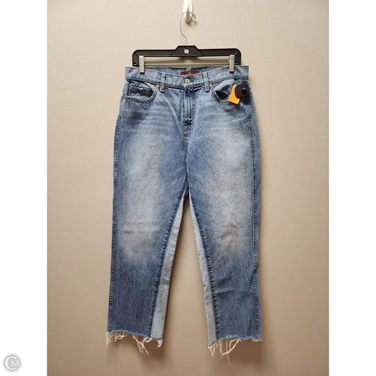 Jeans Straight By 7 For All Mankind In Blue Denim, Size: 6