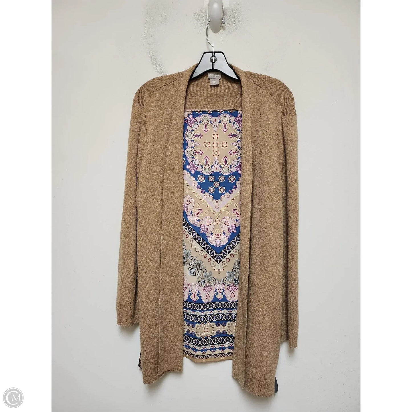 Sweater 2pc By Chicos In Brown, Size: L