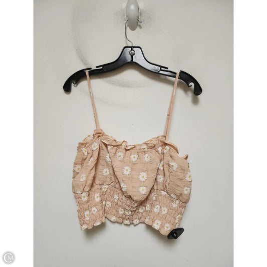 Top Sleeveless By Forever 21 In Floral Print, Size: L