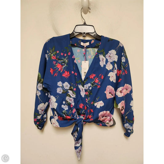 Top Long Sleeve By Parker In Floral Print, Size: S