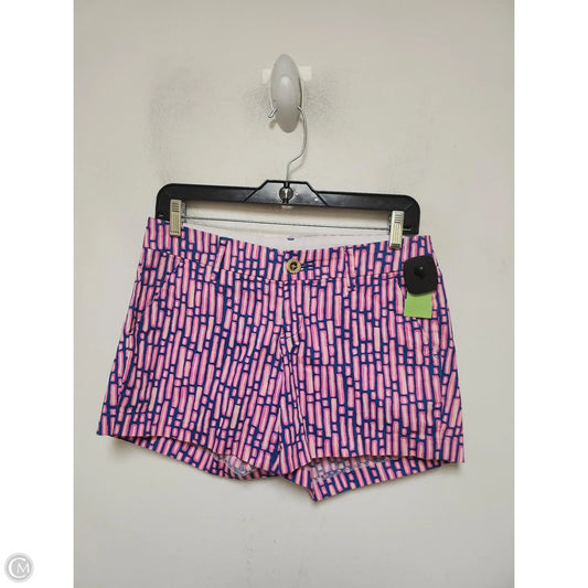 Shorts Designer By Lilly Pulitzer In Blue & Pink, Size: 0
