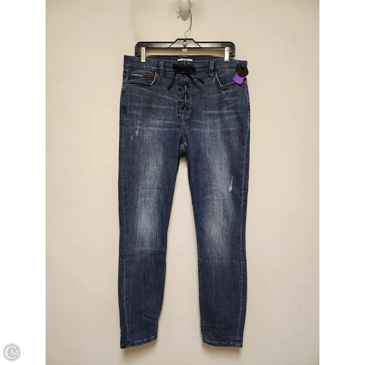 Jeans Skinny By Tommy Hilfiger In Blue Denim, Size: 12
