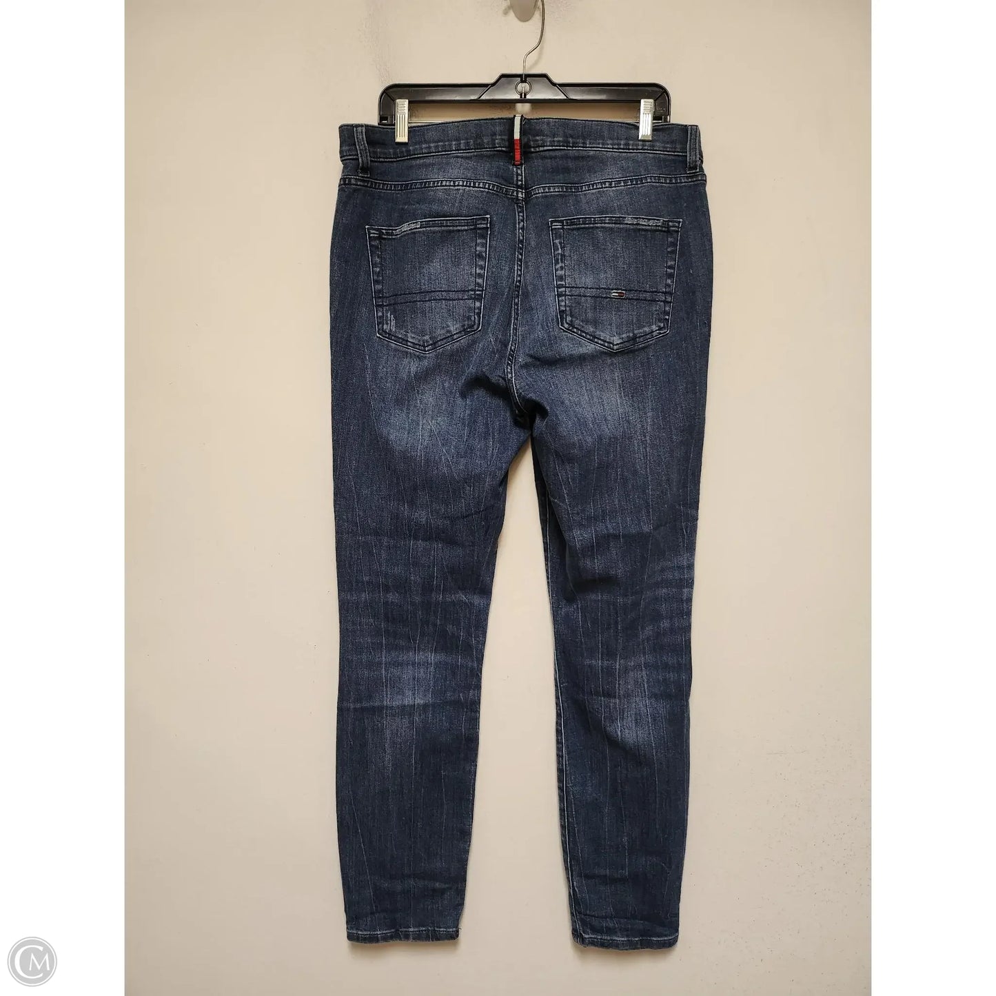 Jeans Skinny By Tommy Hilfiger In Blue Denim, Size: 12