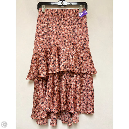 Skirt Midi By Ann Taylor In Floral Print, Size: 2