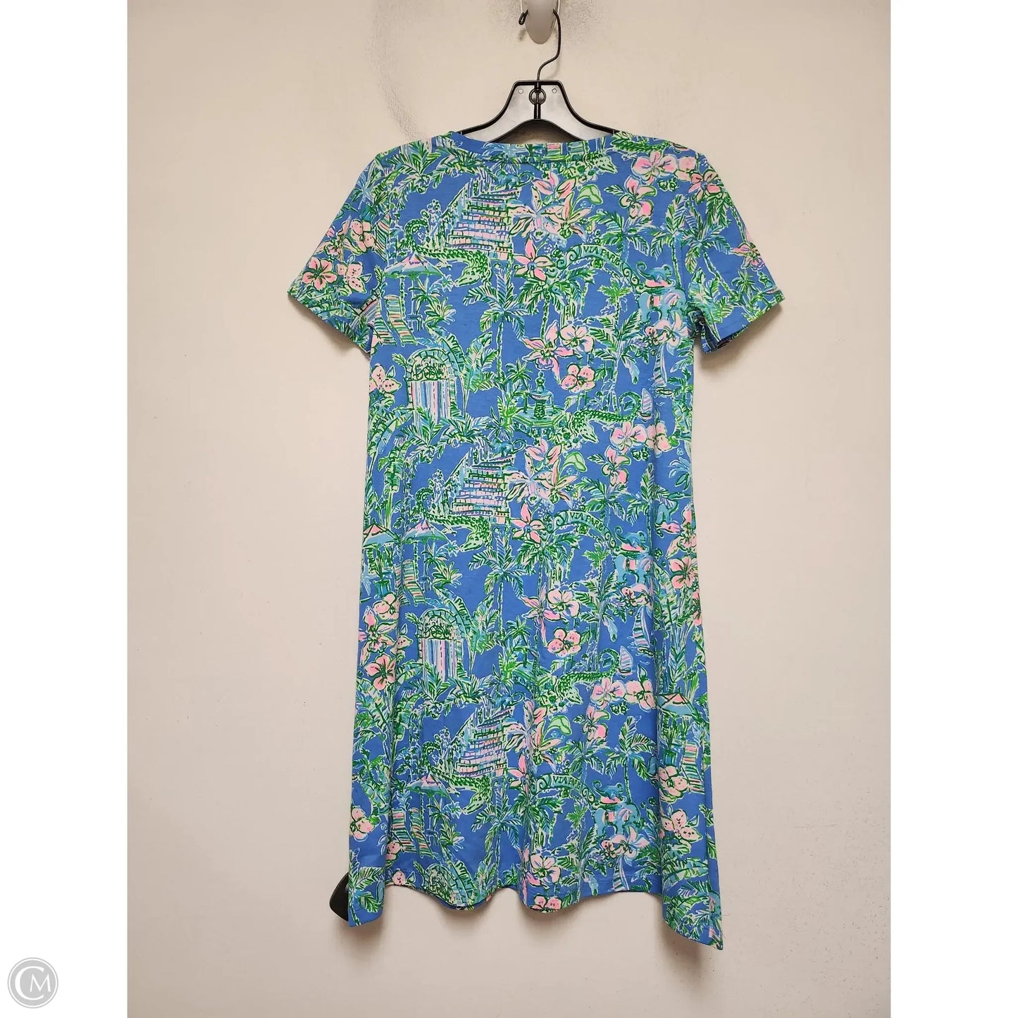 Dress Designer By Lilly Pulitzer In Tropical Print, Size: Xs