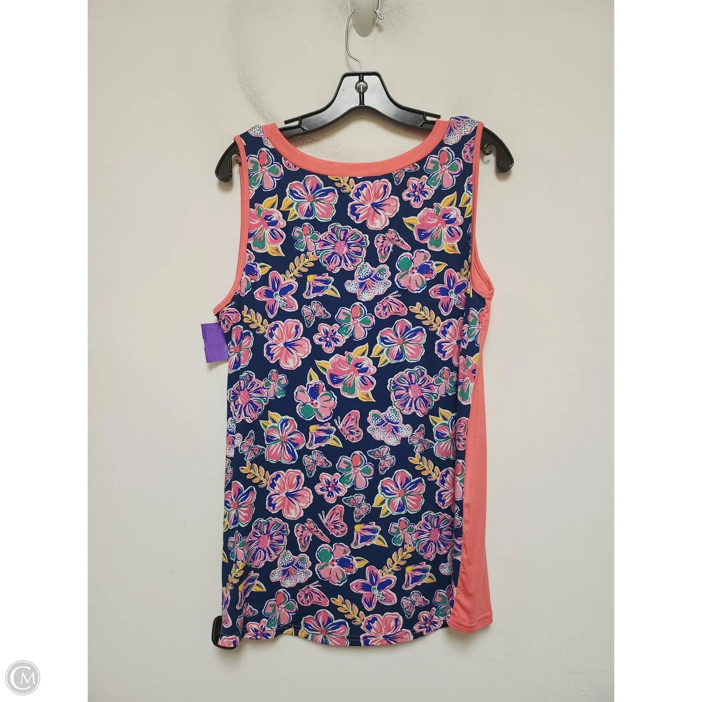 Top Sleeveless Basic By Simply Southern In Coral, Size: L