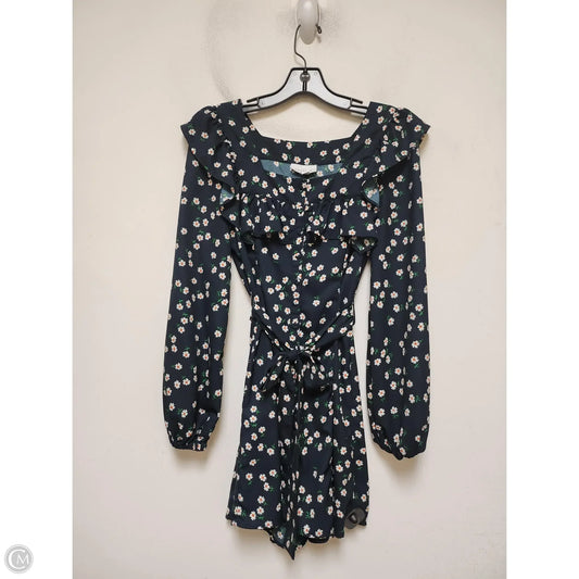 Dress Casual Short By Top Shop In Floral Print, Size: Xs