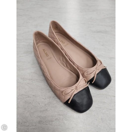 Shoes Flats By Aldo In Black & Tan, Size: 7.5