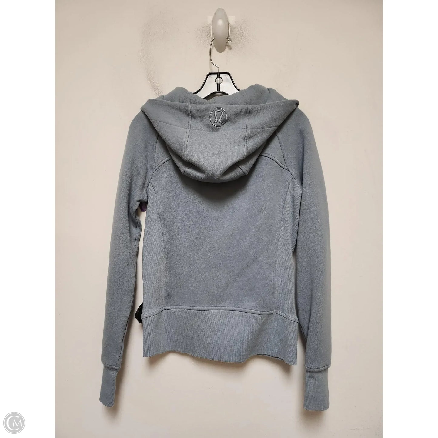 Athletic Sweatshirt Hoodie By Lululemon In Blue, Size: 4