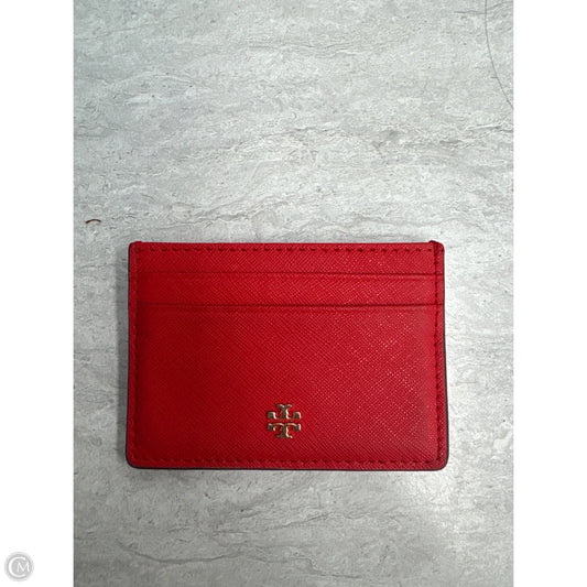 Id/card Holder Designer By Tory Burch, Size: Small