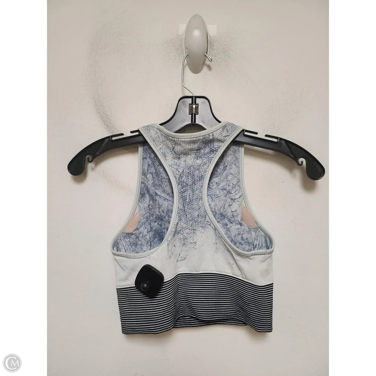 Athletic Bra By Lululemon In Blue & White, Size: 4