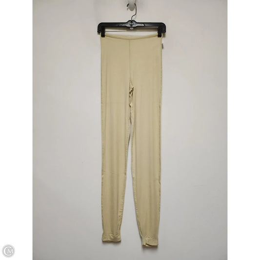 Athletic Leggings By Outdoor Voices In Tan, Size: S