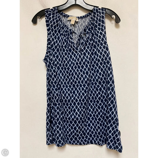 Top Sleeveless By Michael By Michael Kors In Blue, Size: S