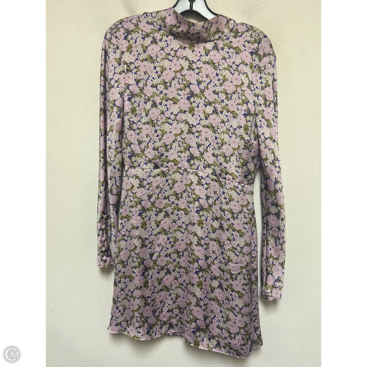 Dress Casual Short By Zara In Floral Print, Size: M