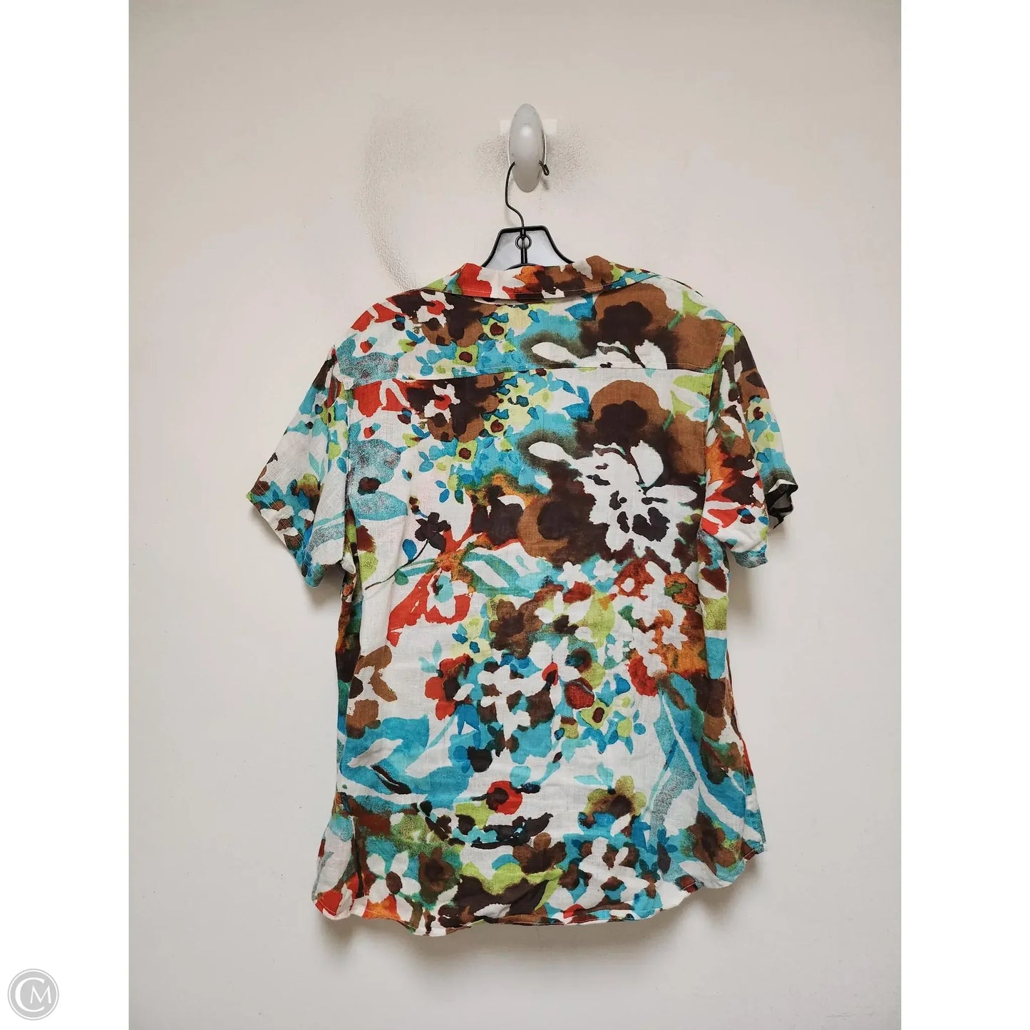 Top Short Sleeve By Tommy Bahama In Multi-colored, Size: Xl