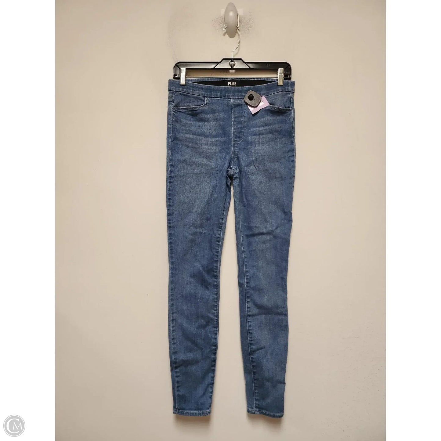 Jeans Skinny By Paige In Blue Denim, Size: 4