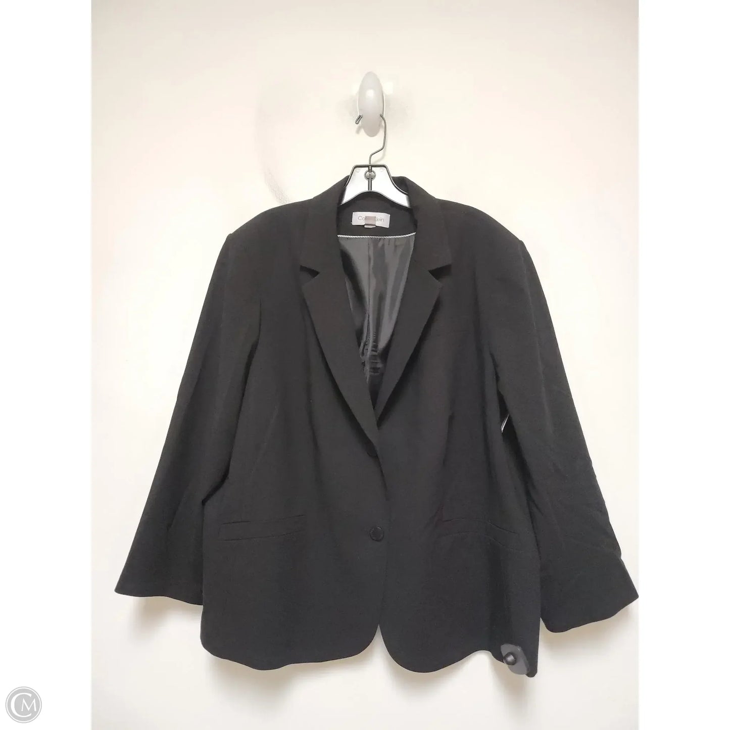 Pants Suit 2pc By Calvin Klein In Black, Size: 2x