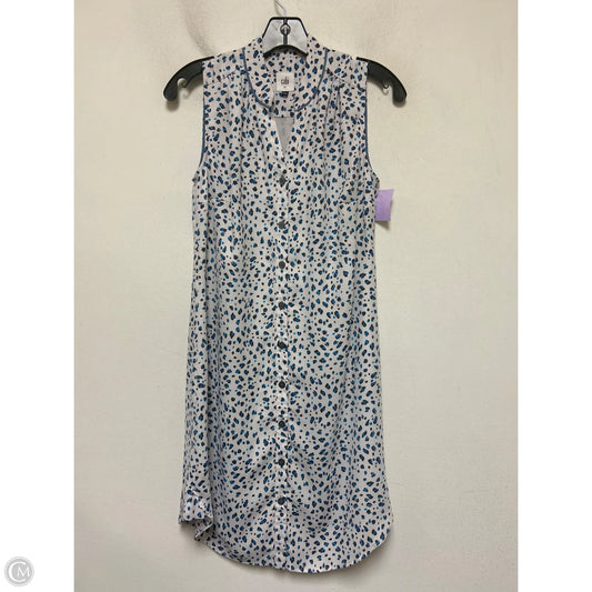 Dress Casual Short By Cabi In Blue & White, Size: Xs