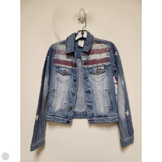Jacket Denim By Walt Disney In Blue, Size: Xs