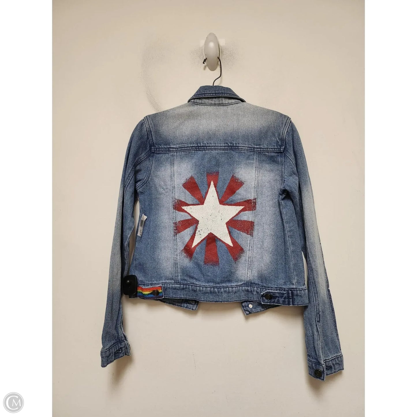 Jacket Denim By Walt Disney In Blue, Size: Xs