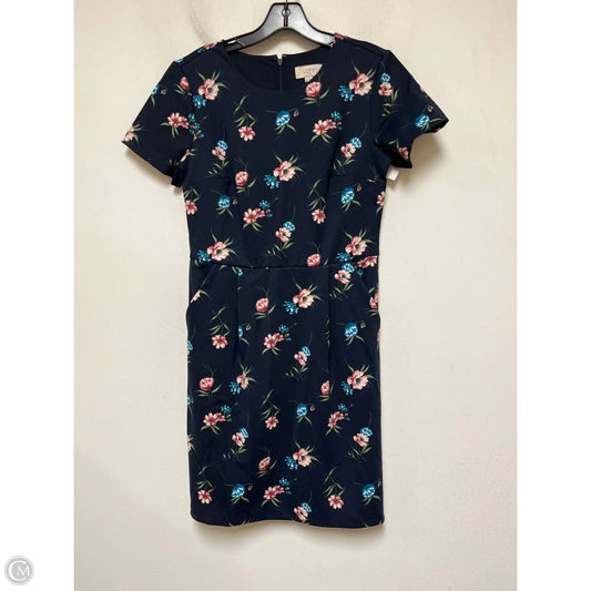 Dress Casual Midi By Loft In Floral Print, Size: Xs