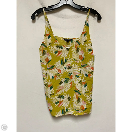 Top Sleeveless By Banana Republic In Chartreuse, Size: Xs