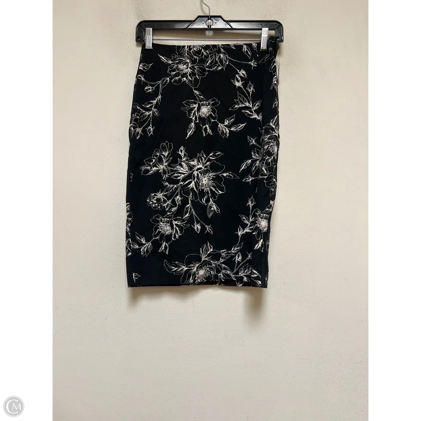 Skirt Midi By White House Black Market In Black & White, Size: 0