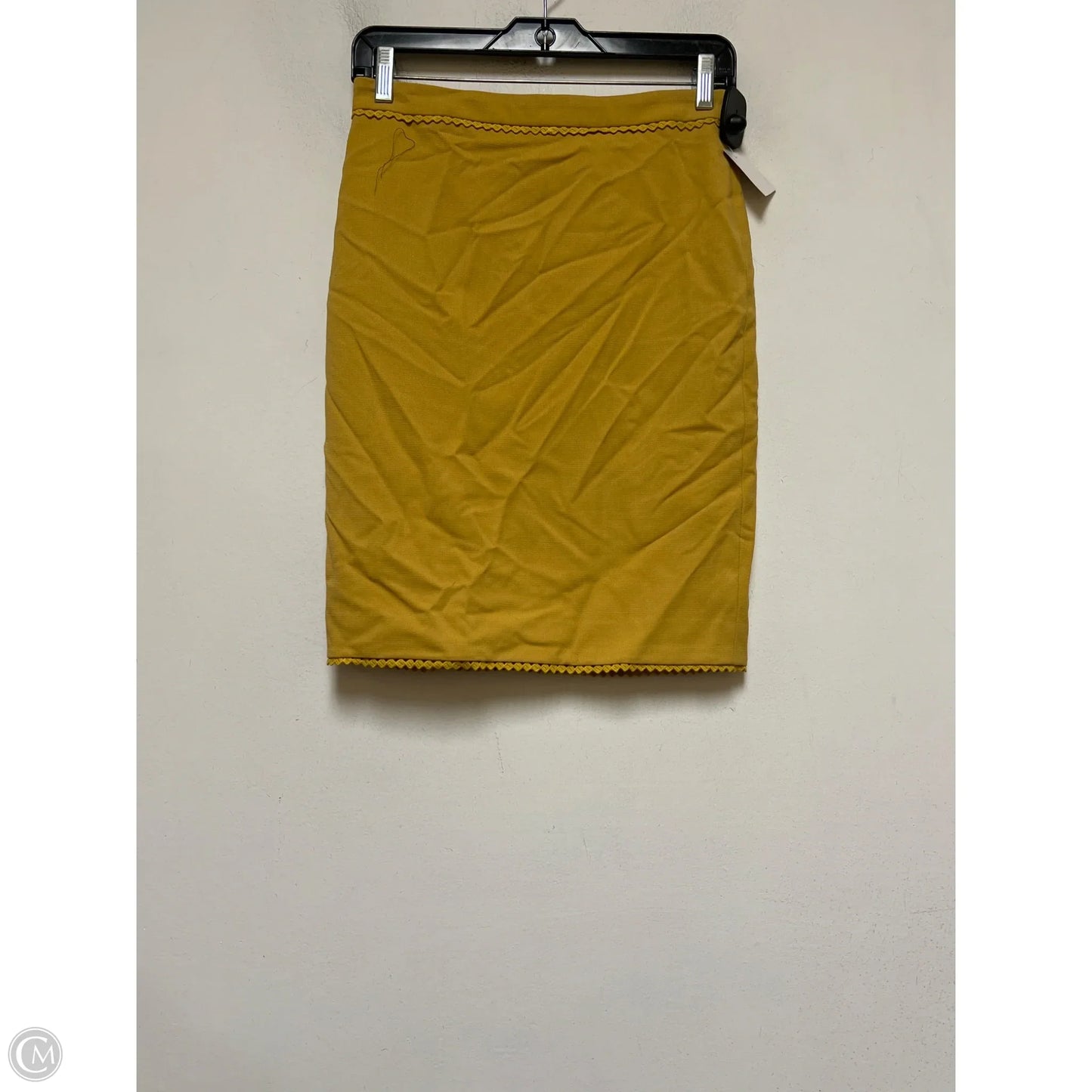 Skirt Mini & Short By Ann Taylor In Yellow, Size: 2p