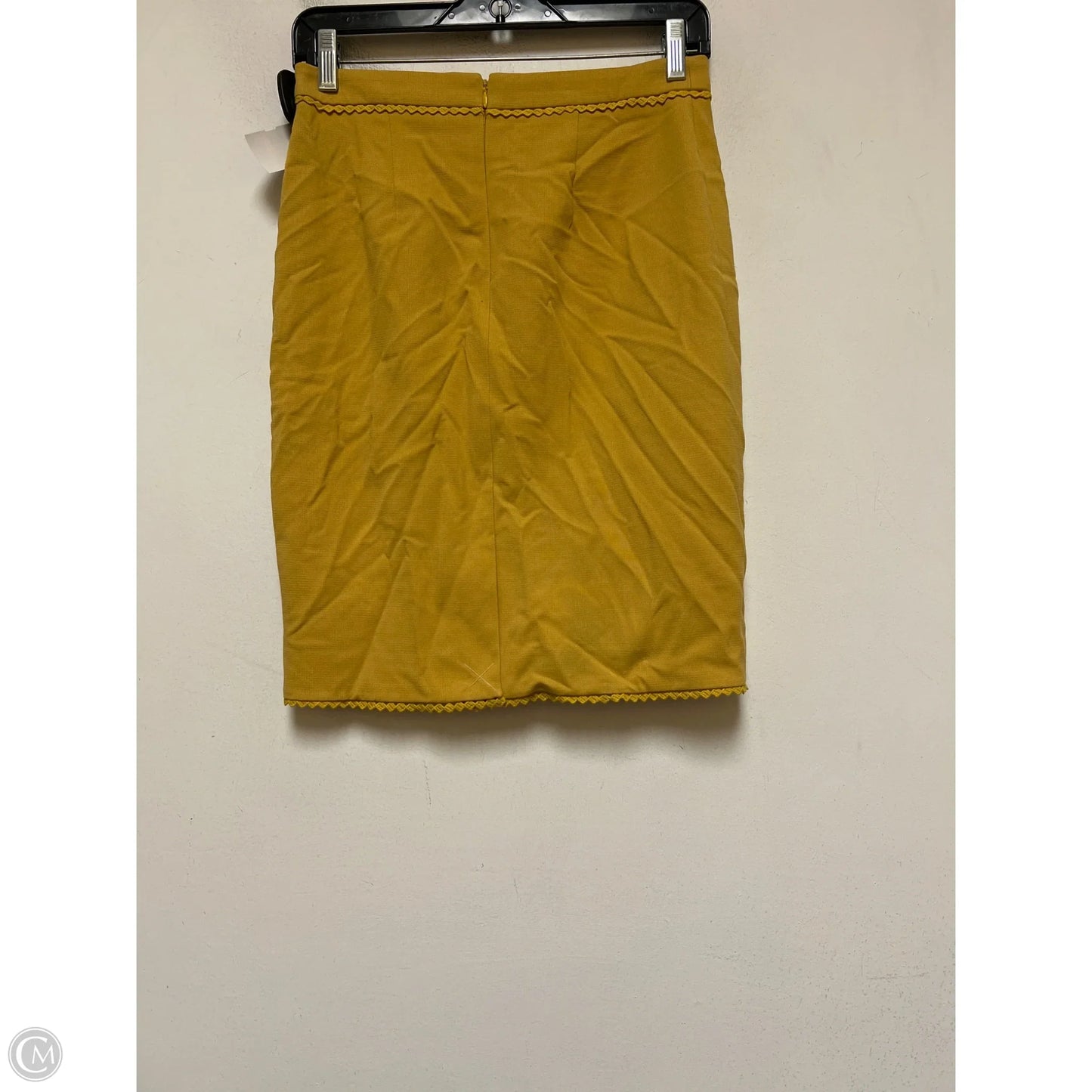 Skirt Mini & Short By Ann Taylor In Yellow, Size: 2p