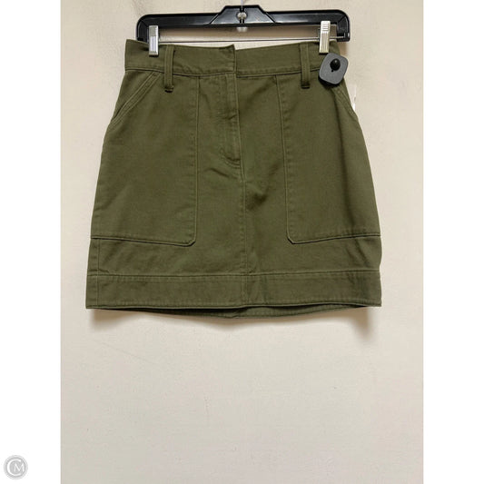 Skirt Mini & Short By Banana Republic In Green, Size: 2