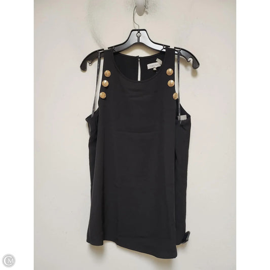 Top Sleeveless By Calvin Klein In Black, Size: L