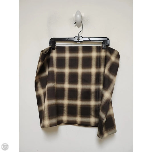 Skirt Mini & Short By Bp In Plaid Pattern, Size: 20