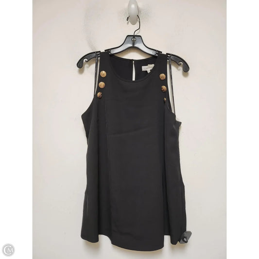 Top Sleeveless By Calvin Klein In Black, Size: L